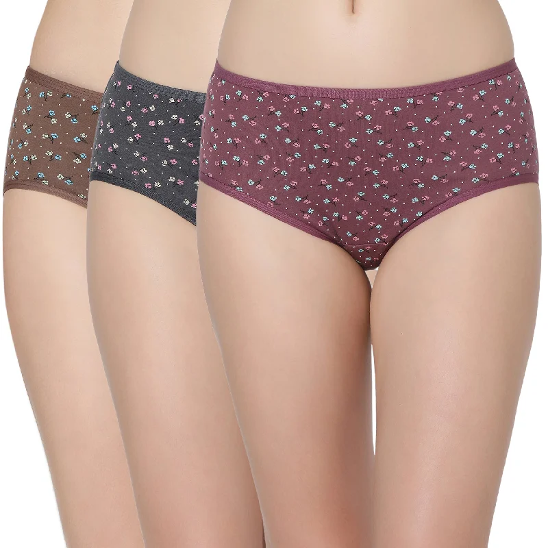 Cotton Printed Hipster Panties-6902