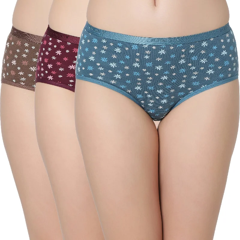 Cotton Printed Hipster Panties-6903