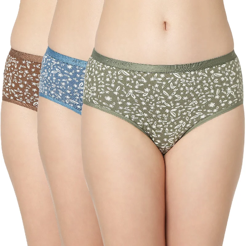 Cotton Printed Hipster Panties-6905