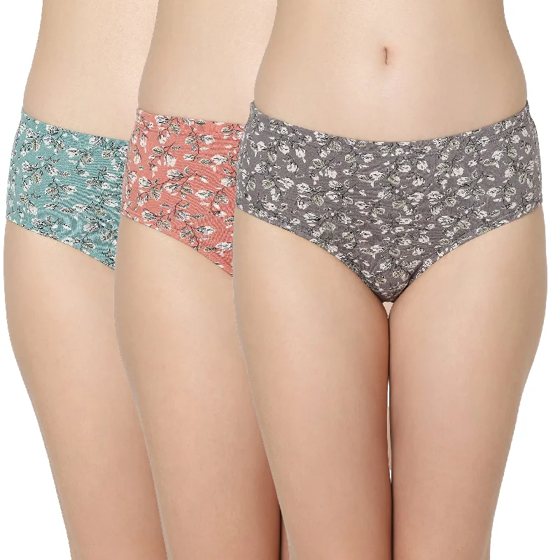 Cotton Printed Hipster Panties-6936