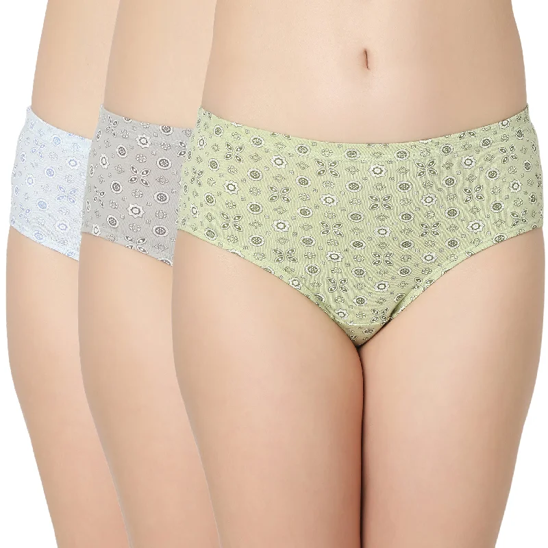 Cotton Printed Hipster Panties-6937