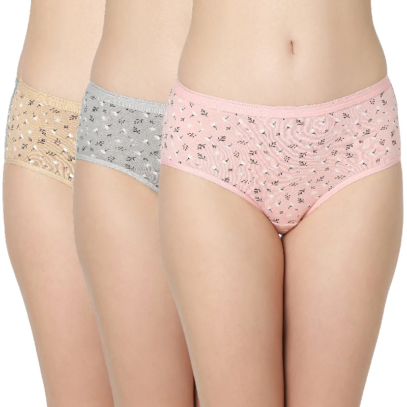 Cotton Printed Hipster Panties-6941