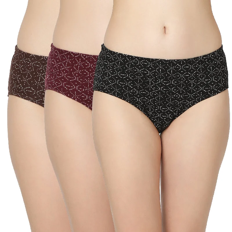 Cotton Printed Hipster Panties-6966