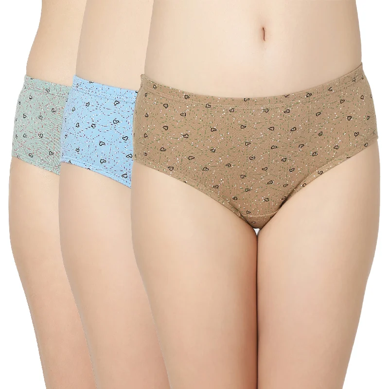 Cotton Printed Hipster Panties-6967