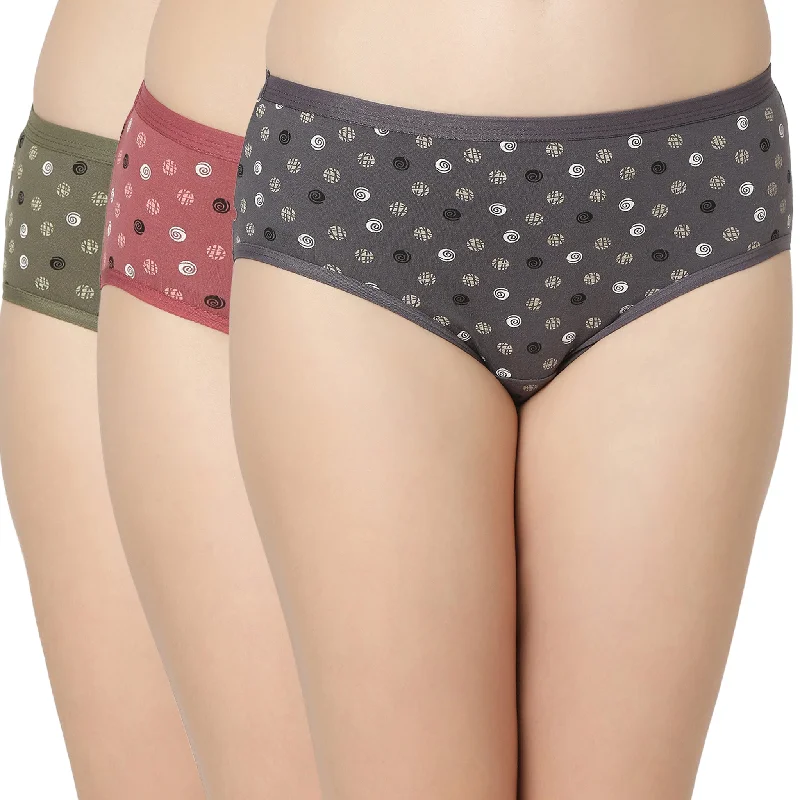 Cotton Printed Hipster Panties-6891