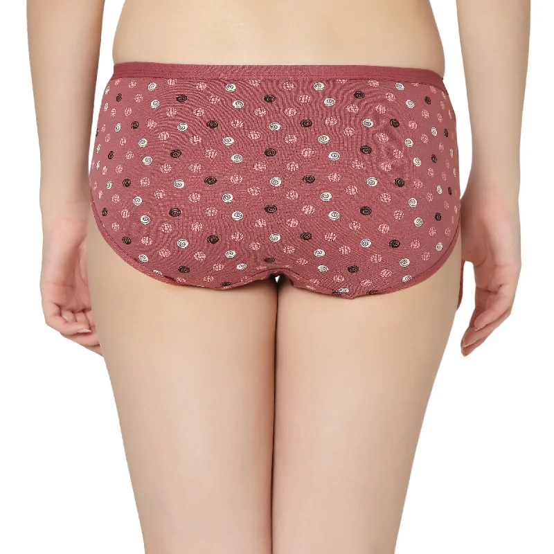 Cotton Printed Hipster Panties-6891