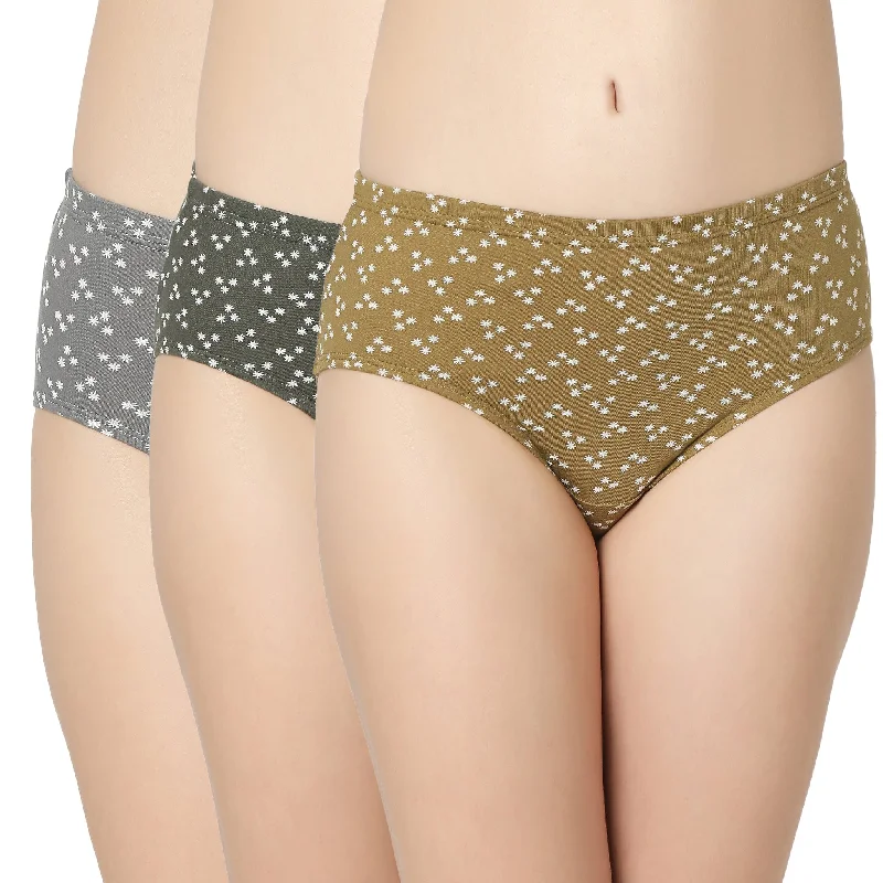 Cotton Printed Hipster Panties-6942