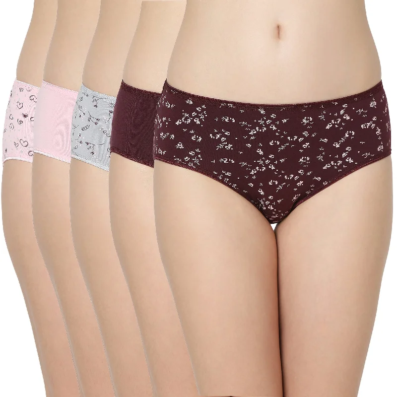 Cotton Printed Hipster Panties-6934