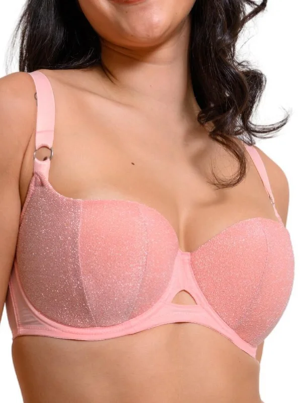 Lift Off Balcony Bra - Rose Sparkle