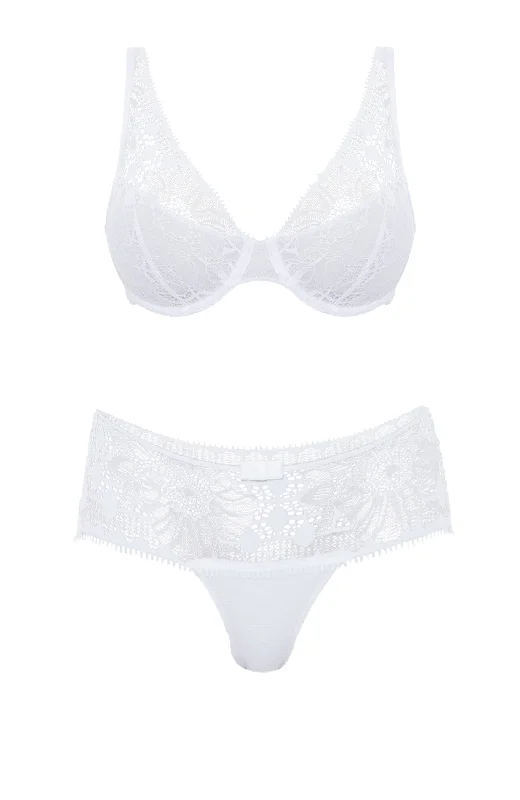 Day to Night Plunge Spacer Bra and Shorty Set