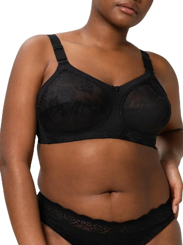 Doreen Classic Full Cup Bra - Black