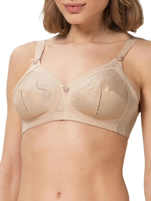 Doreen + Cotton Full Cup Bra - Skin