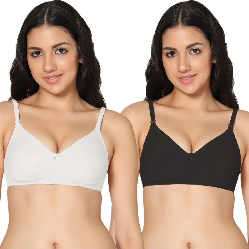 Full Coverage Non-Padded Bra (Pack of 2)