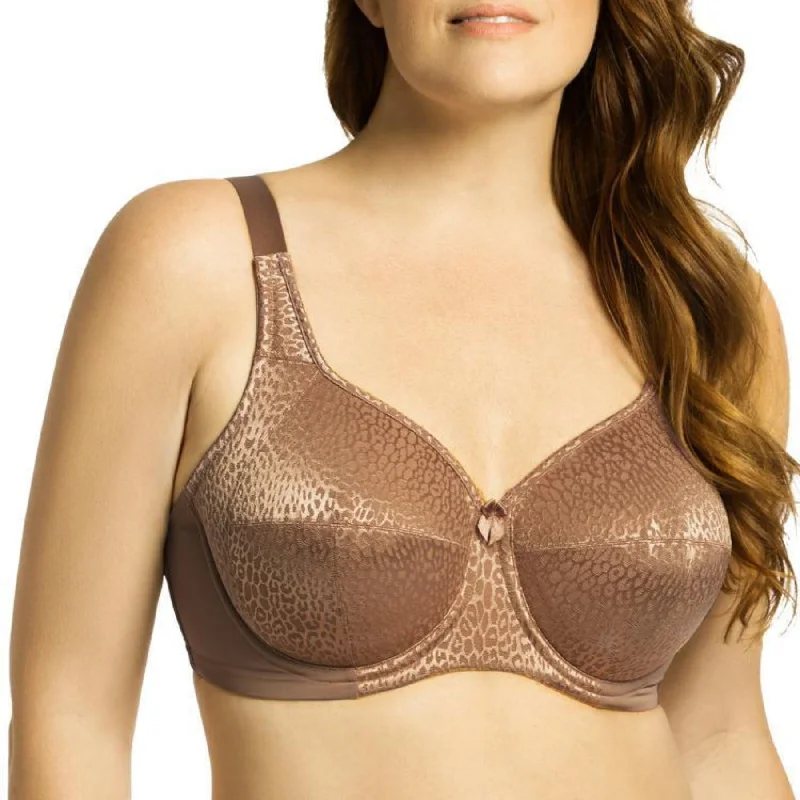 Leopard Lace Underwire Bra 2211 - Mocha