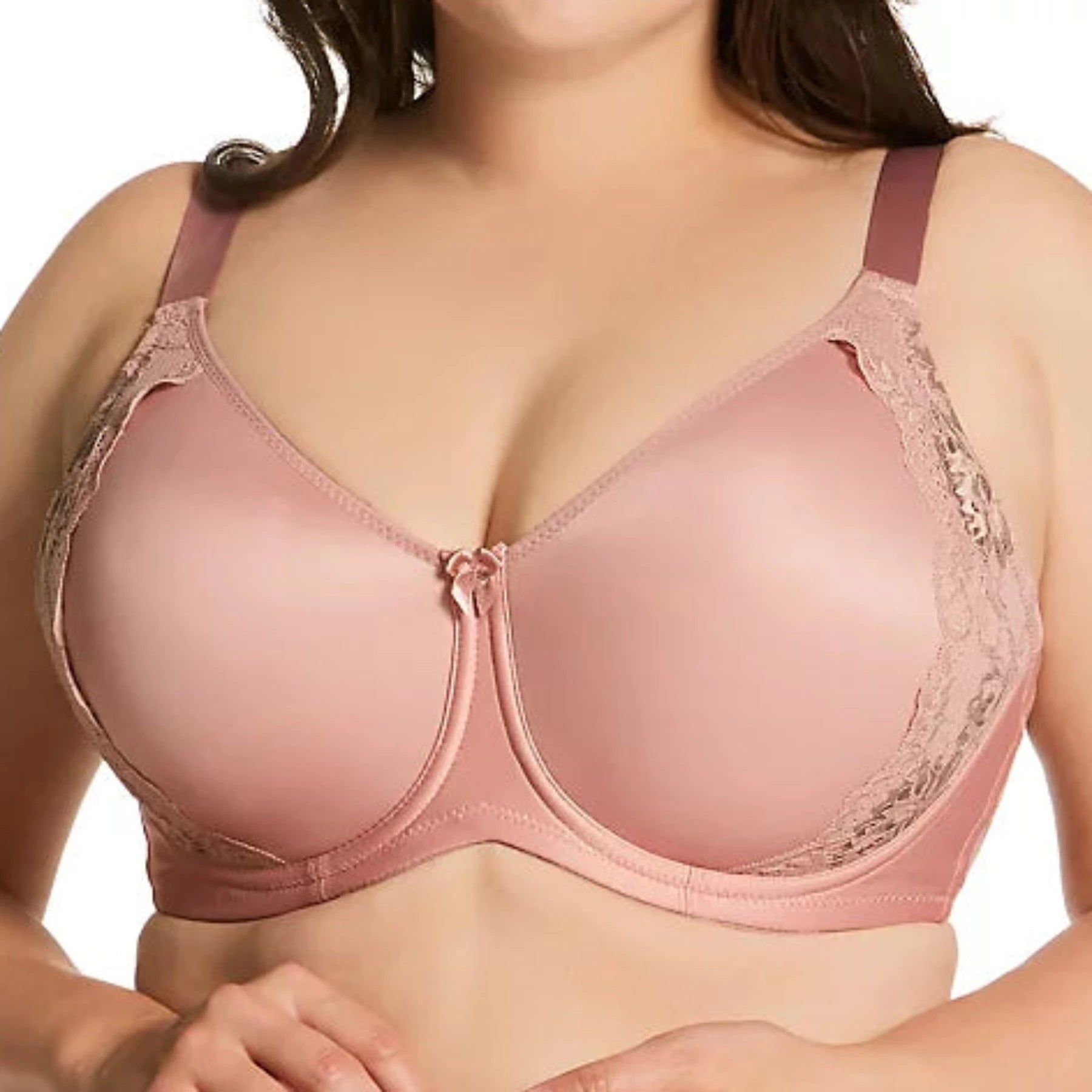 Microfiber & Lace Molded Underwire 2911 - Dusty Rose