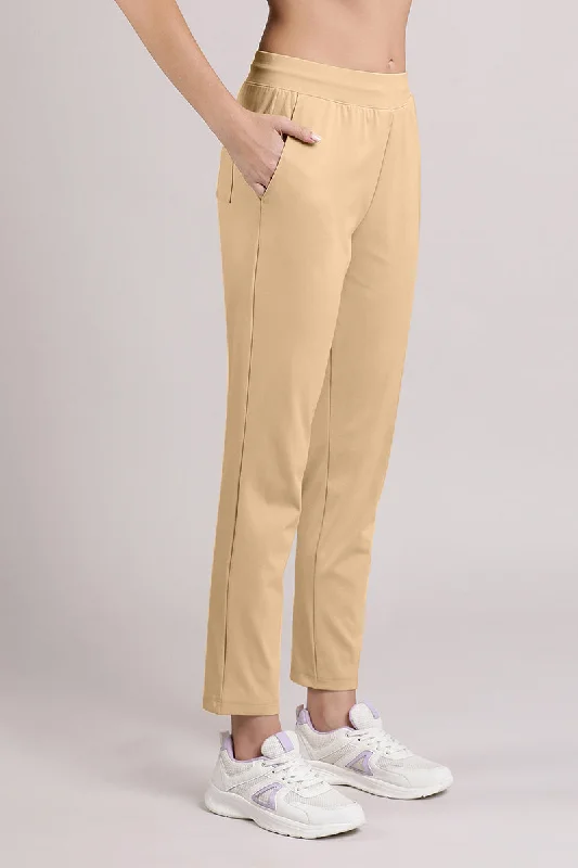 Energize Flexi Track Pants - Irish Cream