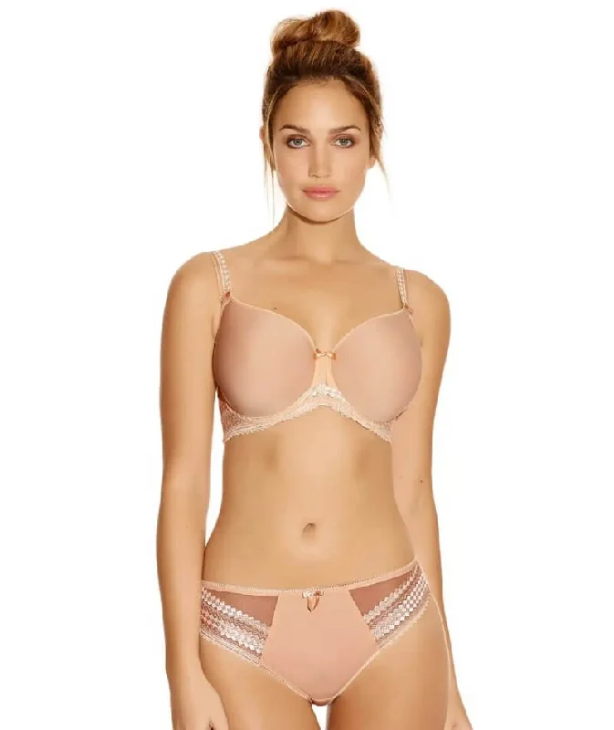 Fantasie Rebecca Moulded Spacer with Embroidery Underwired Bra - Nude