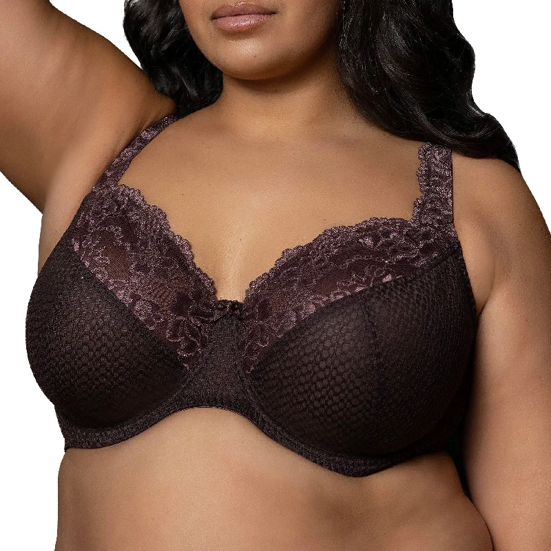 Serena Lace Underwire Bra B2761 - Chocolate