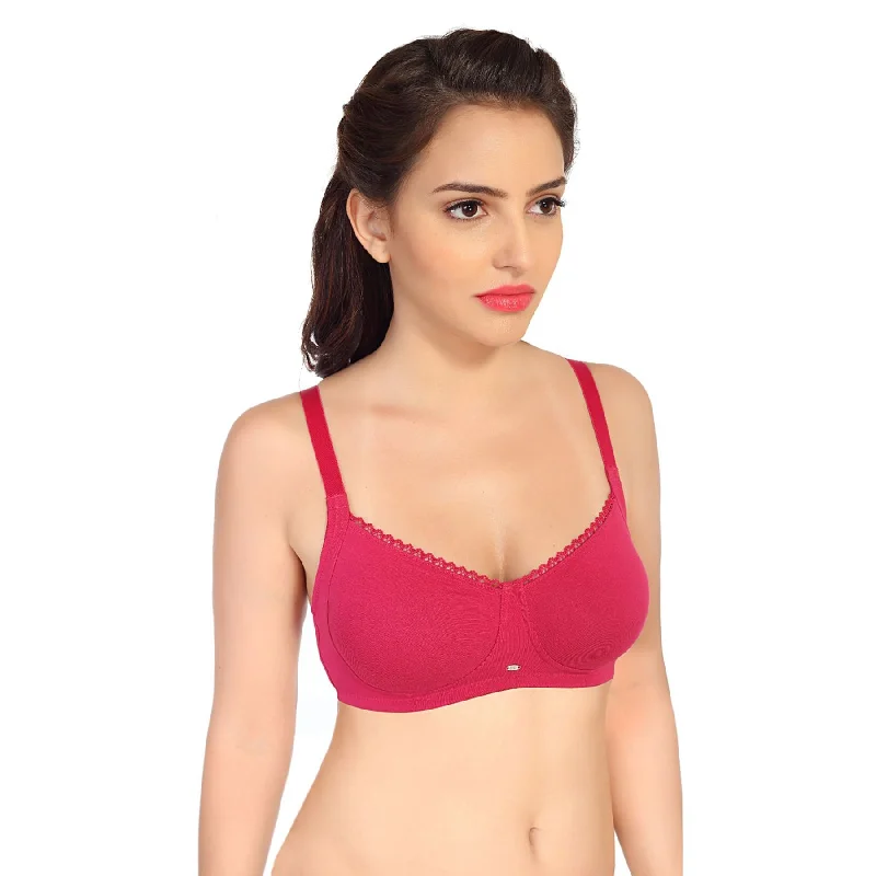 Full Coverage Non Padded Non Wired Balconette Bra- CB-314