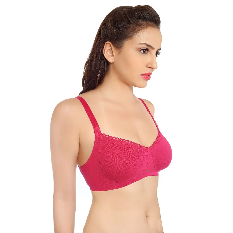 Full Coverage Non Padded Non Wired Balconette Bra- CB-314