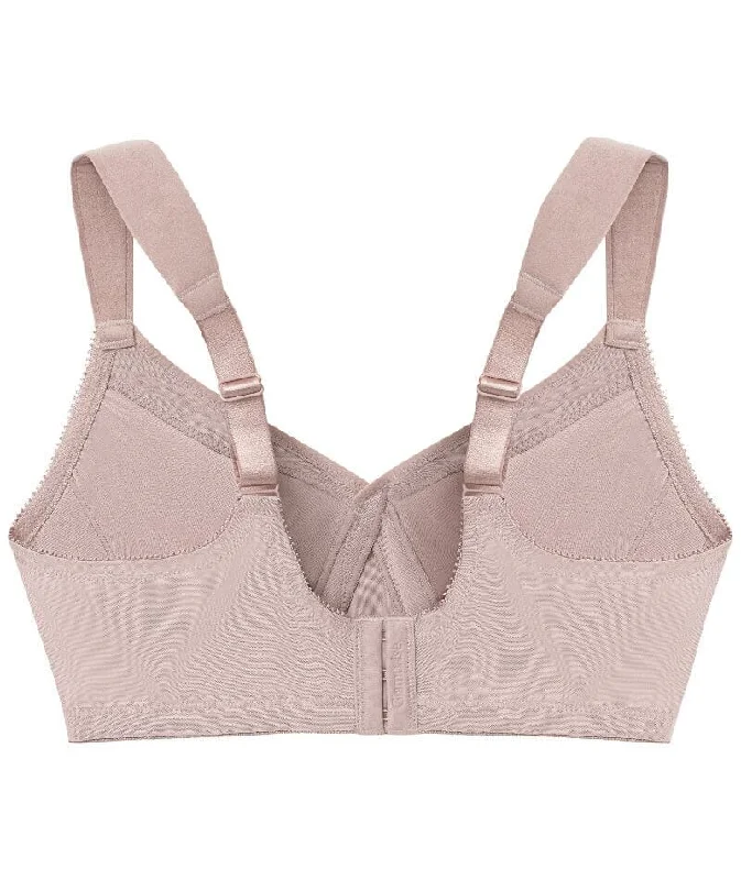 Glamorise Magiclift Seamless Support Wire-Free T-Shirt Bra - Taupe