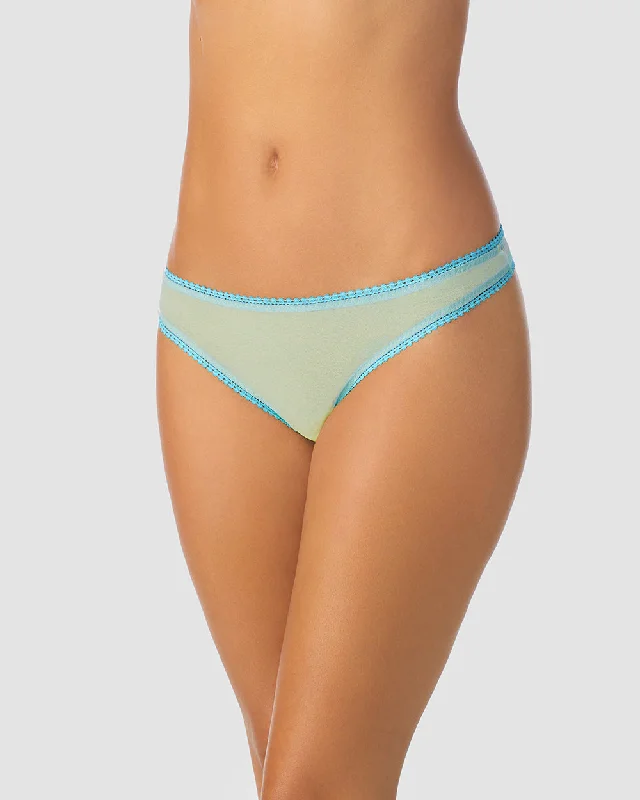 Gossamer Mesh G Thong Underwear - Ambrosia