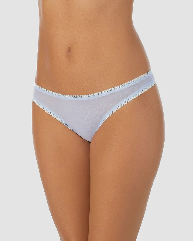 Gossamer Mesh G Thong Underwear - Baby Lavender