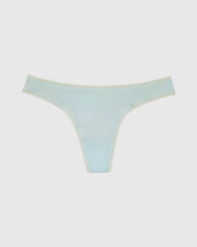 Gossamer Mesh Hip G Thong Underwear - Clearwater