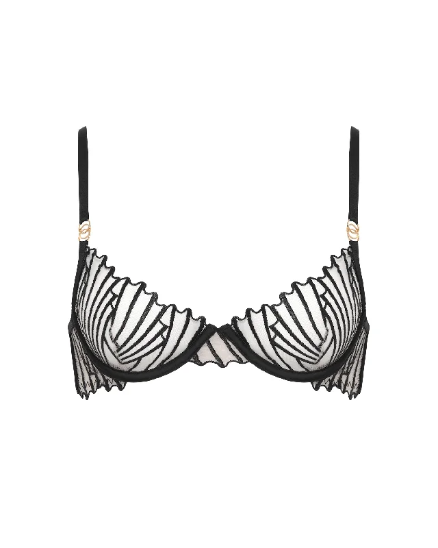 Goya Wired Bra Black/Sheer