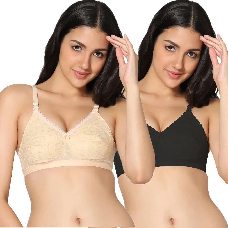 Full Coverage Non-Padded Bra (Pack of 2)