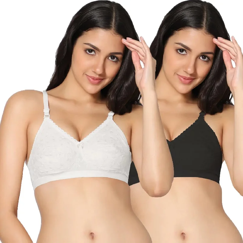 Full Coverage Non-Padded Bra (Pack of 2)