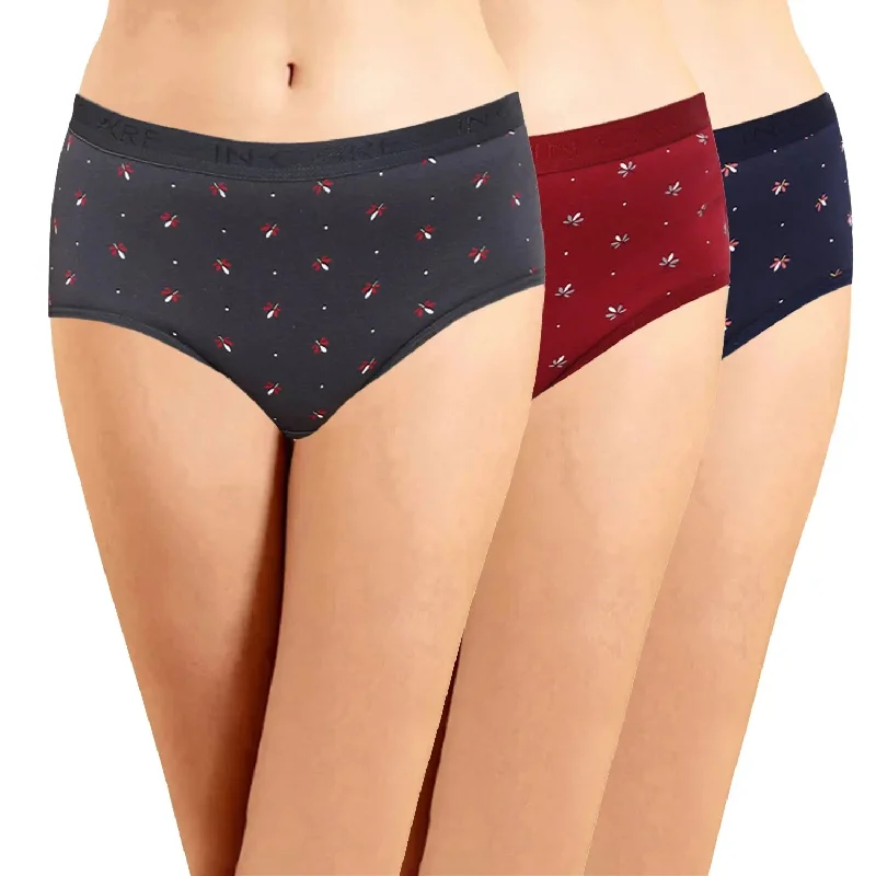 High Rise Full Coverage Hipster Panty (Pack of 3)