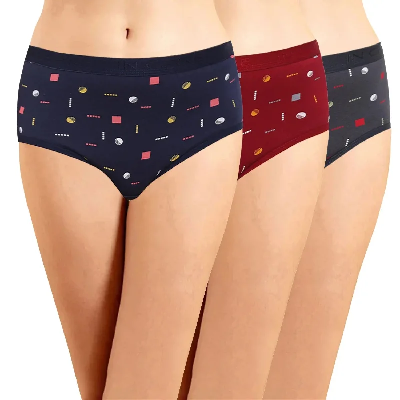 High Rise Full Coverage Hipster Panty (Pack of 3)