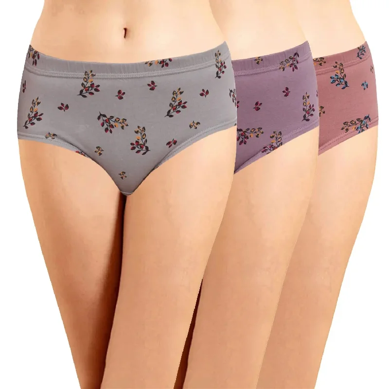 High Rise Full Coverage Hipster Panty (Pack of 3)