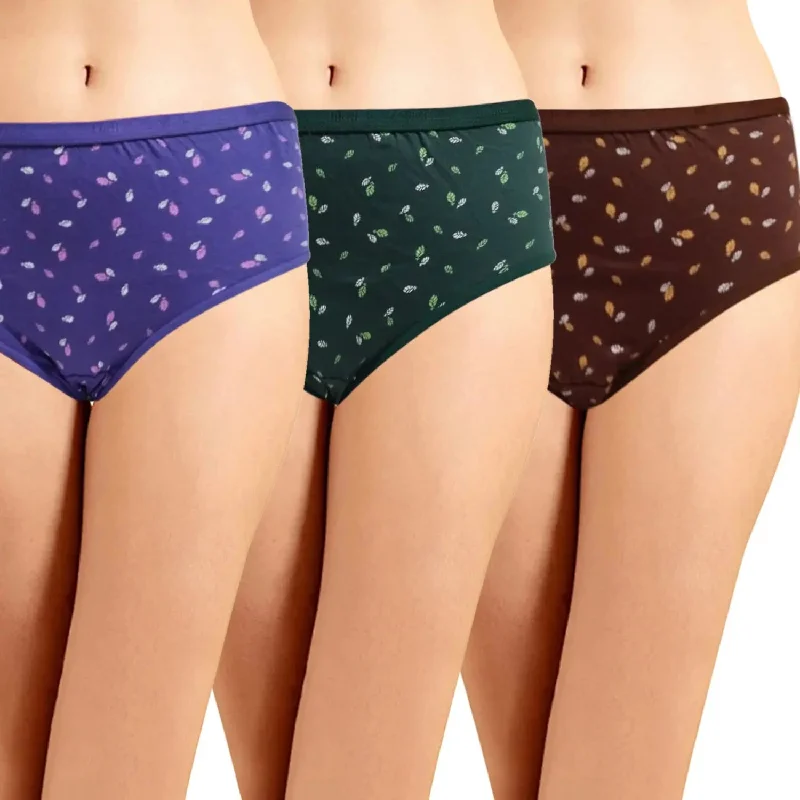 High Rise Full Coverage Outer Elastic Hipster Panty (Pack of 3)