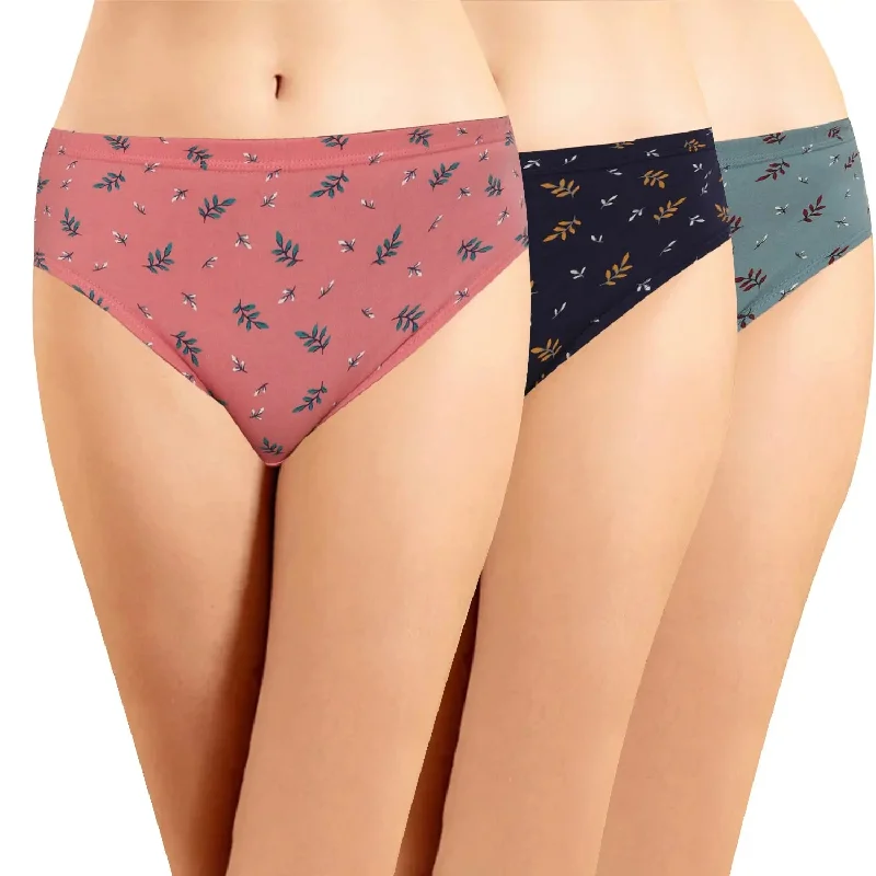 High Rise Hipster Panties With Inner Elastic (Pack of 3)