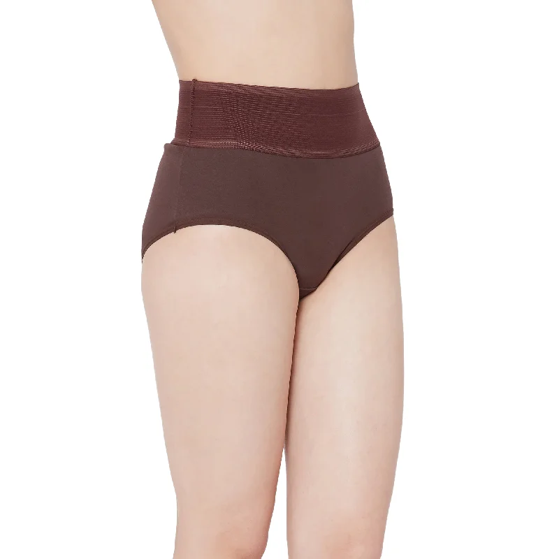 Ruby-High-Waist-Cotton-Panties-Coffee Brown