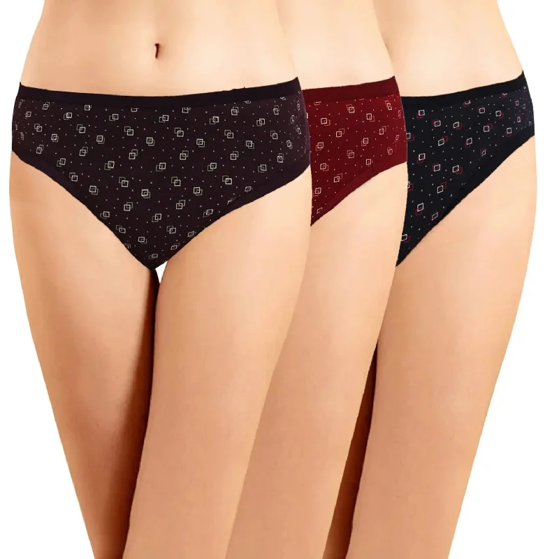 ICBK-002 Low Waist Panties with Outer Elastic (Pack of 3)