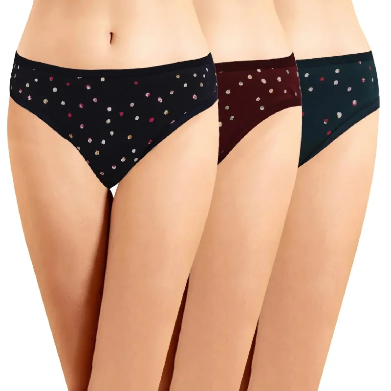 ICBK-003 Low Waist Panties with Outer Elastic (Pack of 3)