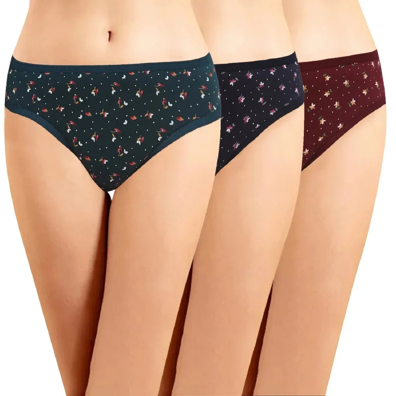 ICBK-004 Low Waist Panties with Outer Elastic (Pack of 3)