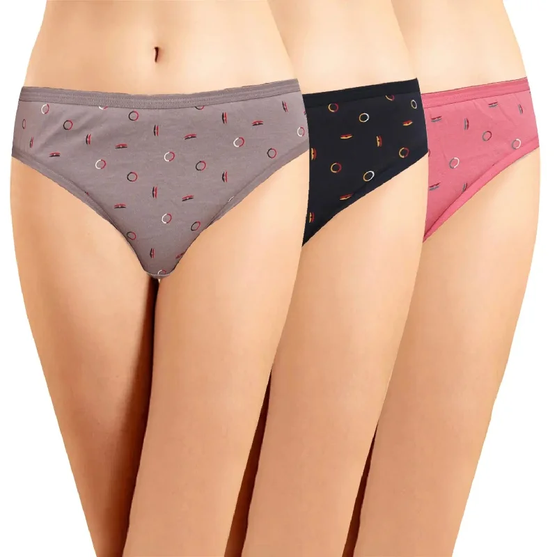 ICBK-006 Low Waist Panties with Outer Elastic (Pack of 3)