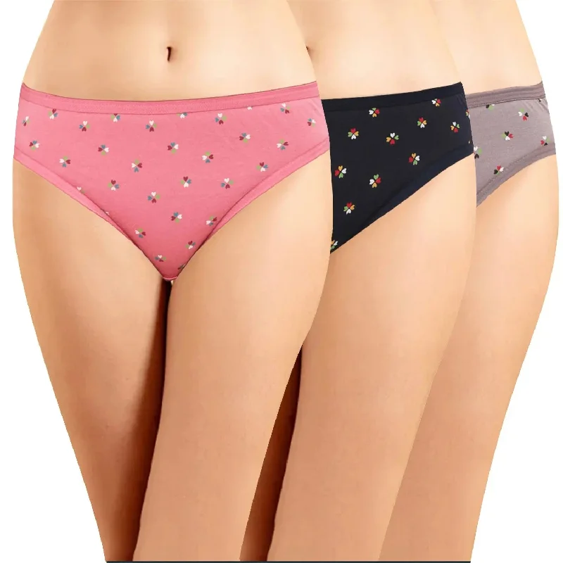 ICBK-009 Low Waist Panties with Outer Elastic (Pack of 3)