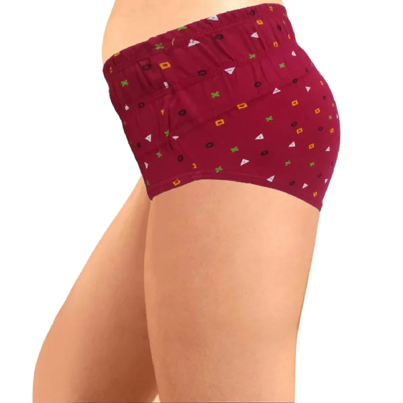 ICIB-003 With Broad Elastic Panties (Pack of 3) - Printed Assorted Colors (Pack of 3)