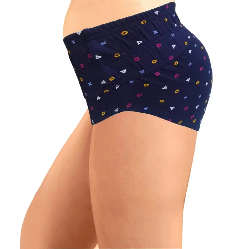 ICIB-003 With Broad Elastic Panties (Pack of 3) - Printed Assorted Colors (Pack of 3)