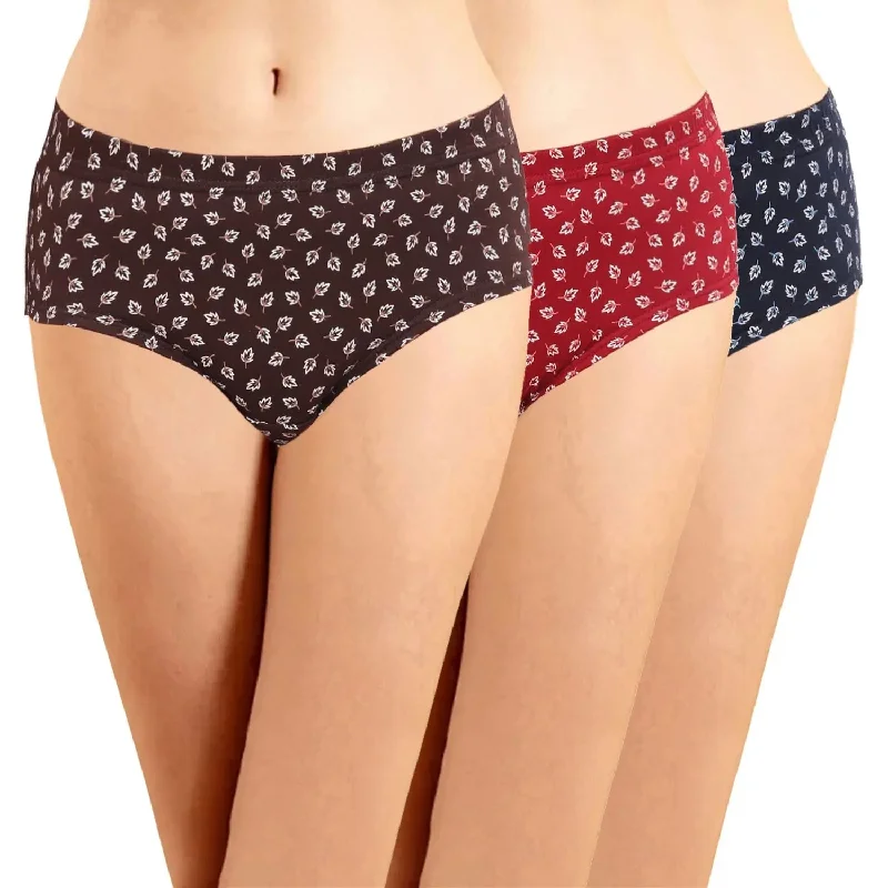 ICIN-029  Hipster Panties with Inner Elastic - (Pack of 3)