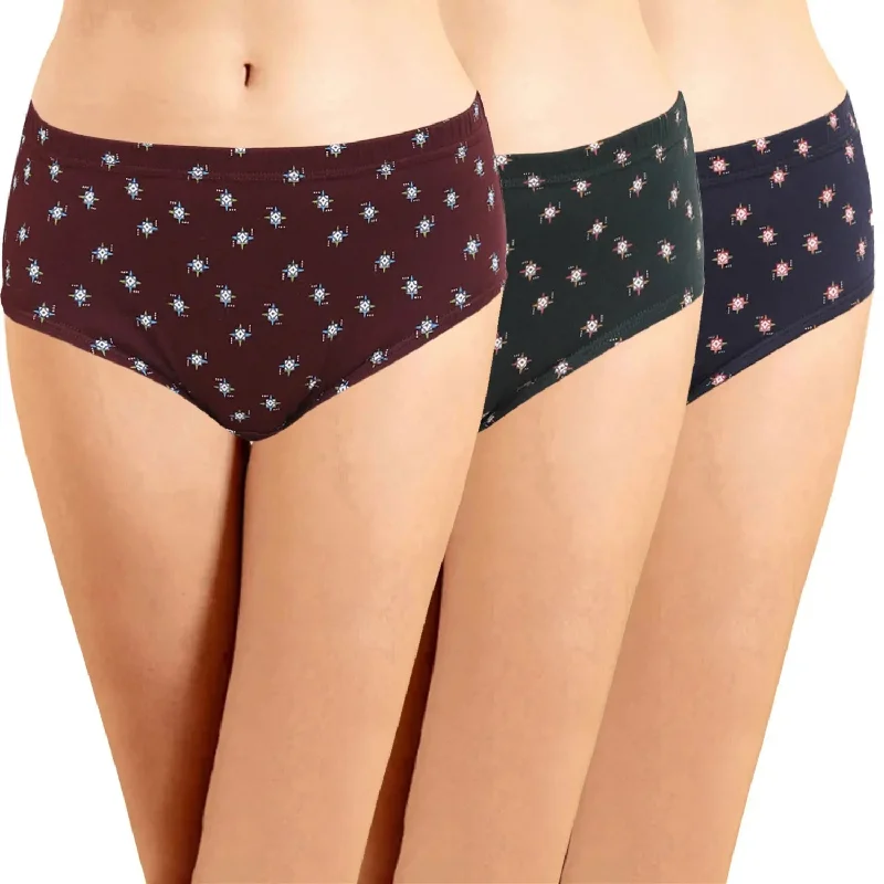 ICIN-040 Hipster Panties with Inner Elastic (Pack of 3)