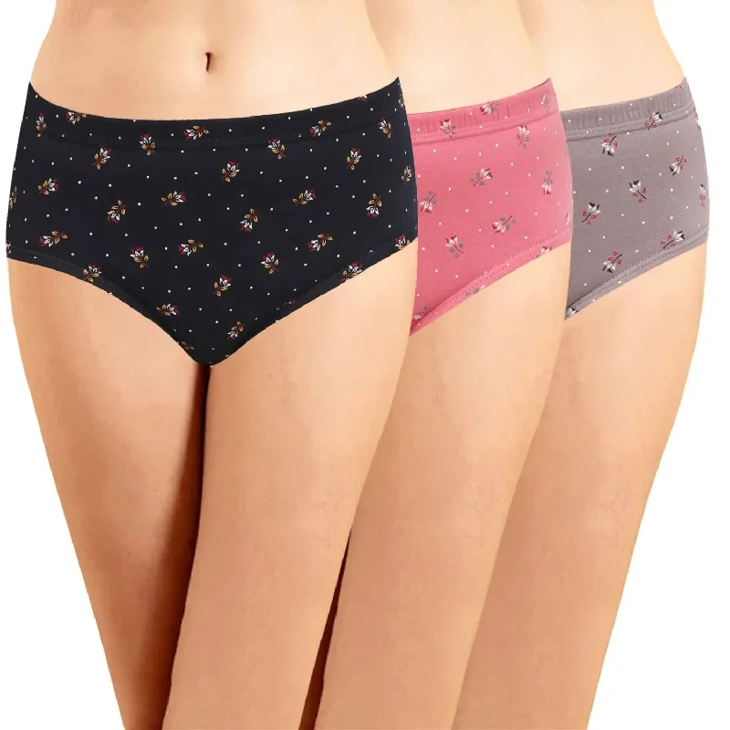 ICIN-041 Hipster Panties with Inner Elastic (Pack of 3)