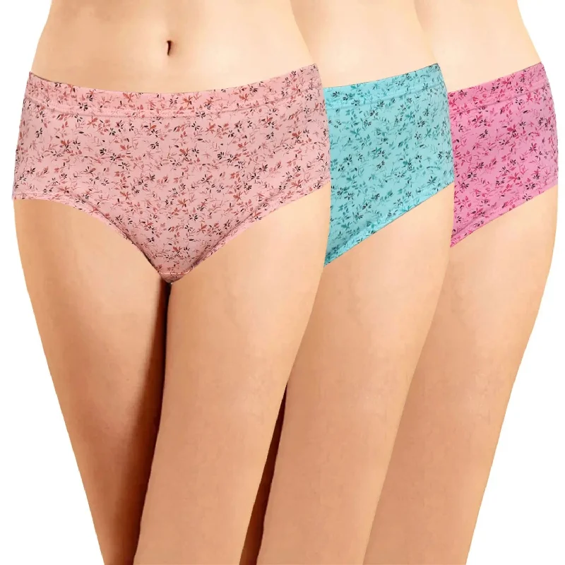 ICIN-043 Hipster Panties with Inner Elastic (Pack of 3)