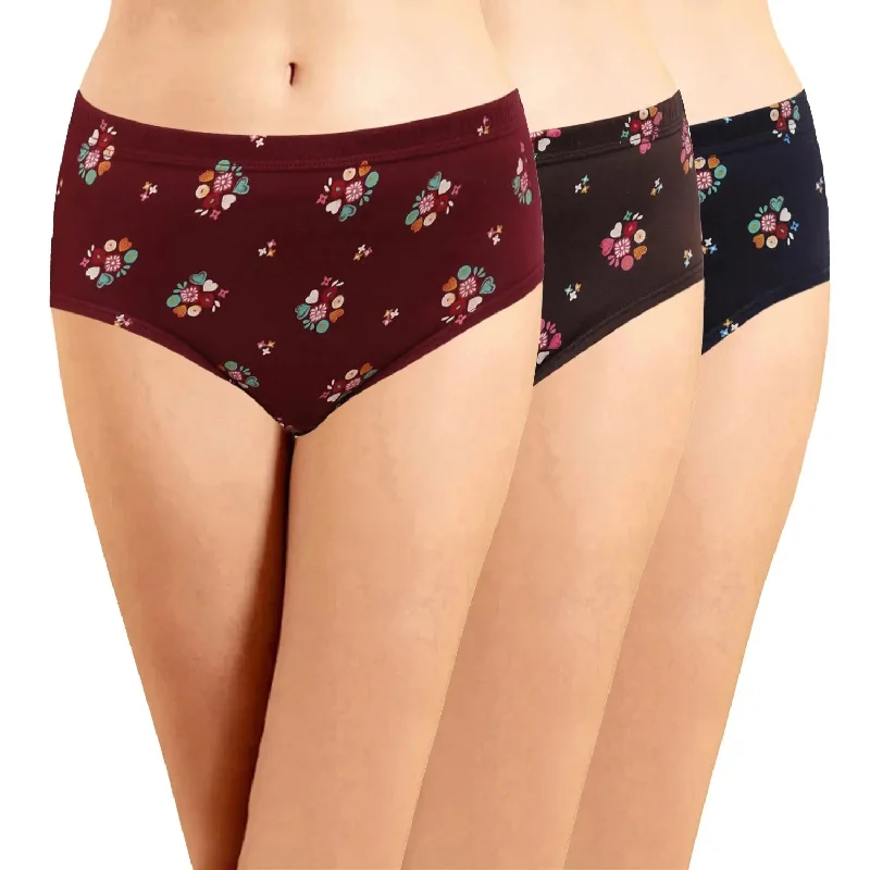 ICIN-045 Hipster Panties with Inner Elastic (Pack of 3)