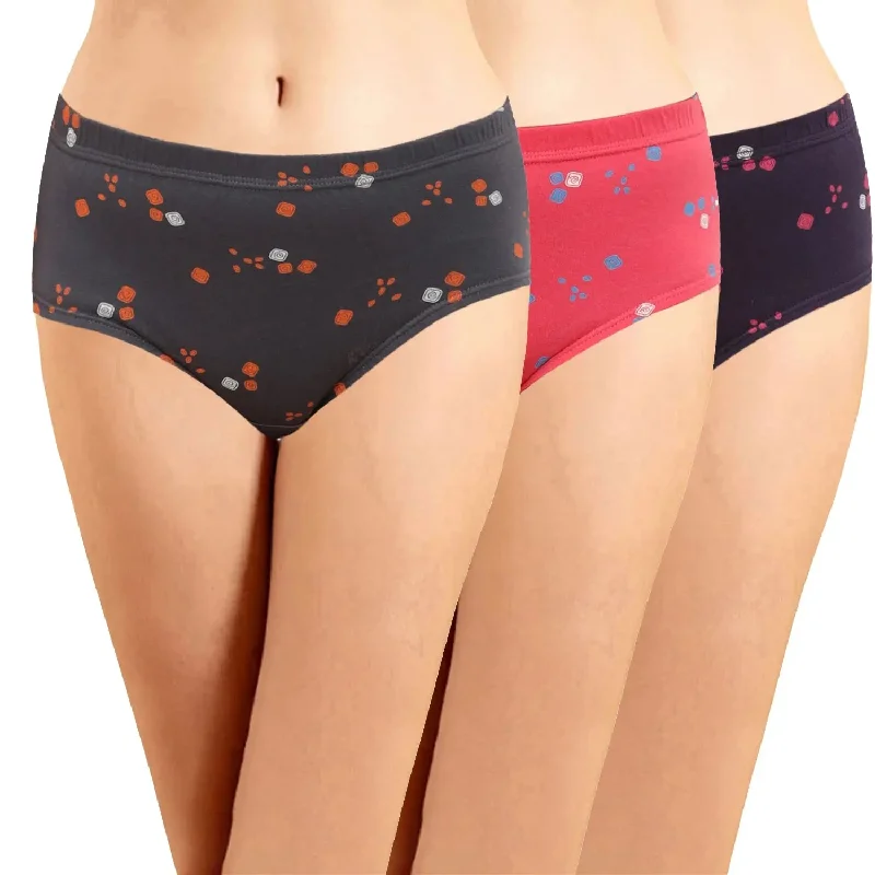 ICIN-049 Hipster Panties with Inner Elastic (Pack of 3)